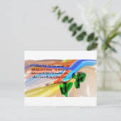 Jezus licht van de wereld briefkaart (Staand voorkant)