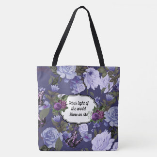 Jezus Licht van de Wereld Floral Mode Tas