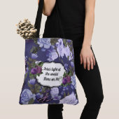 Jezus Licht van de Wereld Floral Mode Tas (Dichtbij)