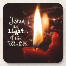 Jezus Licht van de wereld, kerstkaars
