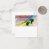 Jezus licht van de wereld notitiekaartje (Voorkant / Achterkant in situ)