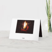 Jezus Licht van de Wereld Psalm 8, Eigen Kerstmis Feestdagen Kaart (Achterkant)