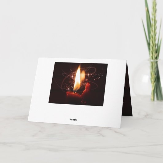 Jezus Licht van de Wereld Psalm 8, Eigen Kerstmis Feestdagen Kaart (Achterkant)