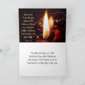 Jezus Licht van de Wereld Psalm 8, Eigen Kerstmis Feestdagen Kaart (Binnen)
