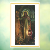 Jezus Licht van de wereld Raamsticker (Vel 3)