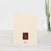 Jezus licht van de wereld tekst Johannes kerstkrui Feestdagen Kaart (Achterkant)