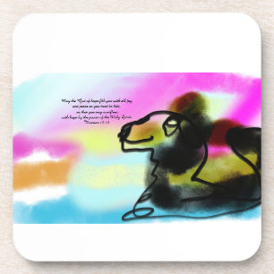 Jezus liefde bier onderzetter