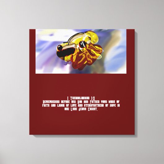 Jezus liefde canvas afdruk (Voorkant)