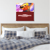 Jezus liefde canvas afdruk (Insitu (Slaapkamer))