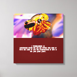 Jezus liefde canvas afdruk