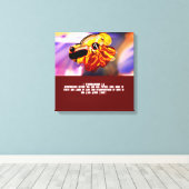 Jezus liefde canvas afdruk (Insitu (Houten vloer))