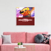 Jezus liefde canvas afdruk (Insitu (Woonkamer))