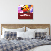 Jezus liefde canvas afdruk (Insitu (Slaapkamer))