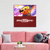 Jezus liefde canvas afdruk (Insitu (Woonkamer))