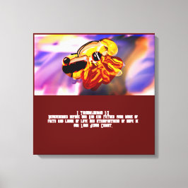 Jezus liefde canvas afdruk