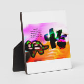 Jezus liefde fotoplaat (Voorkant)