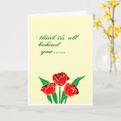 Jezus' liefde is achter je kaart (Gele Bloem)