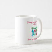 Jezus' liefde is voorbij Vergelijk Kerstmis Koffiemok (Voorkant rechts)