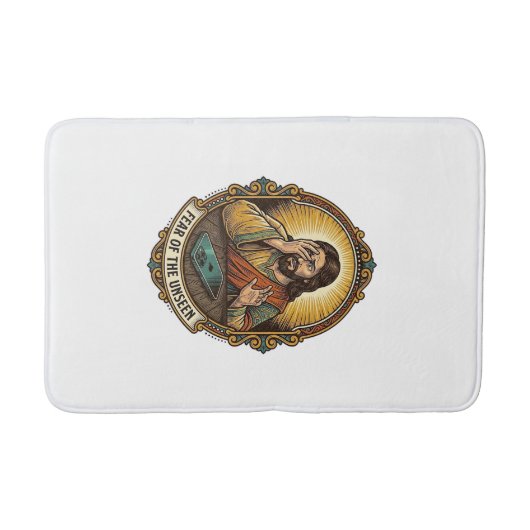 Jezus liet het telefoonscherm op de dansvloer van  badmat (Voorkant)