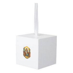 Jezus liet pen achter zware bureau onhandige humor decoratie