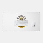Jezus liet perfecte pannenkoek vallen bij het omdr bureaumat (Keyboard & Muis)