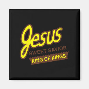 Jezus Lieve Heiland Koning Der Koningen Grappig Ch Magneet