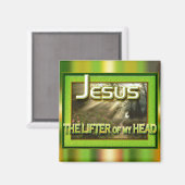 "Jezus - Lifter of my Head" van Cheryl Daniels Magneet (Voorkant / Achterkant)