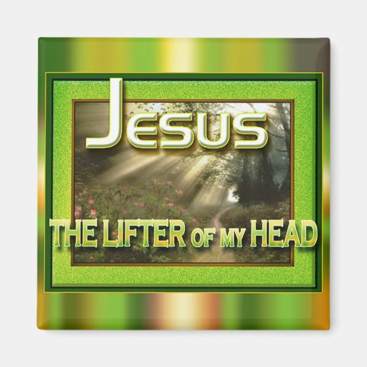 "Jezus - Lifter of my Head" van Cheryl Daniels Magneet (Voorkant)
