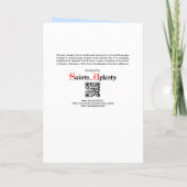 Jezus lijkt op de apostelen bij Pasen (RT 02) Kaart (Achterkant)