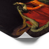 Jezus lijkt op Mary Magdalene (Mark 16:9) Poster (Hoek)