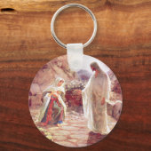 Jezus lijkt op Mary Magdalene Sleutelhanger (Voorkant)