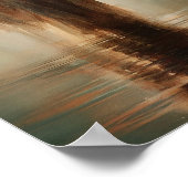 Jezus loopt op het water - Bijbelvers Digitale Pri Poster (Hoek)