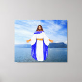 Jezus loopt op het water canvas afdruk (Voorkant)