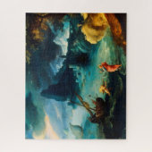 Jezus loopt op het Zee van Galilea Paul Bril 1590 Legpuzzel (Verticaal)