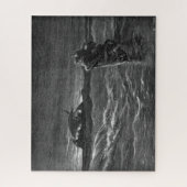 Jezus loopt op water legpuzzel (Verticaal)