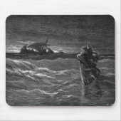 Jezus loopt op water muismat (Voorkant)