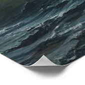 Jezus loopt op water poster (Hoek)