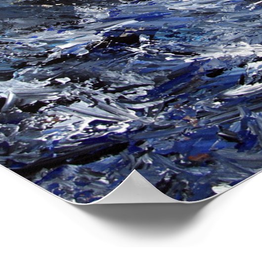 Jezus loopt op water poster (Hoek)