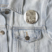 Jezus loopt op water ronde button 5,7 cm (In situ)