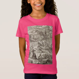 Jezus loopt op water t-shirt