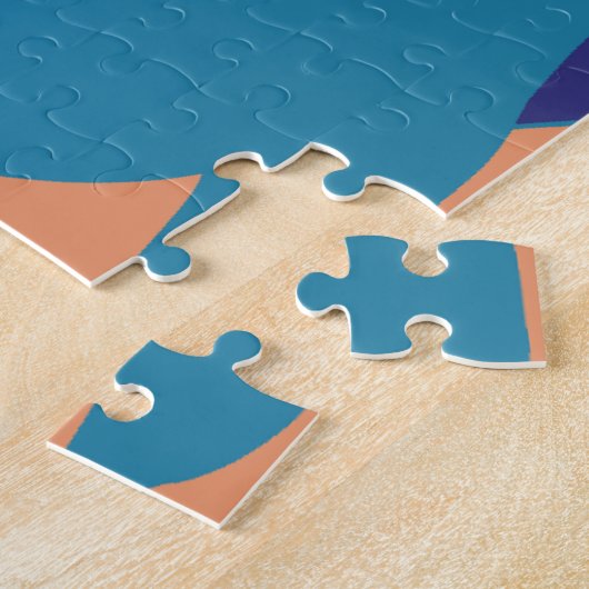 Jezus Lord Savior Messiah over het kruis Legpuzzel (Zijkant)