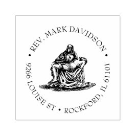 Jezus Maagd Maria Pieta Religieus Katholiek Rubberstempel