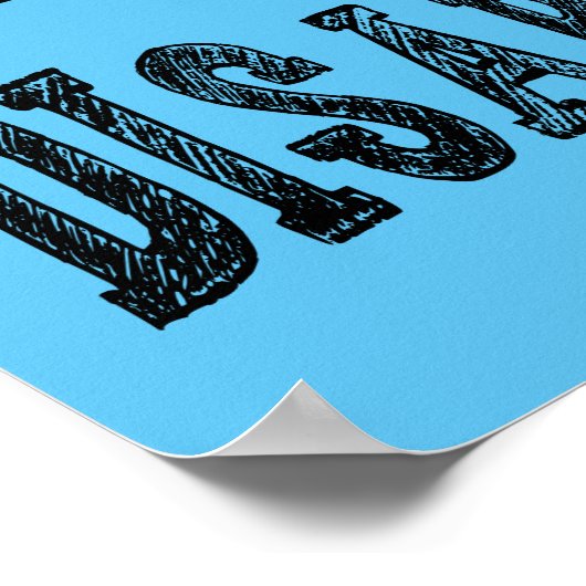 Jezus maakt angst weg poster (Hoek)