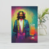 Jezus maakt geweldig. cocktails bedankkaart (Staand voorkant)