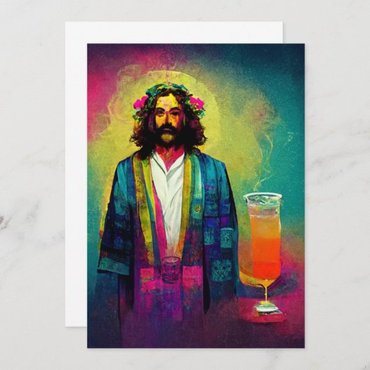 Jezus maakt geweldig. cocktails bedankkaart (Voorkant / Achterkant)