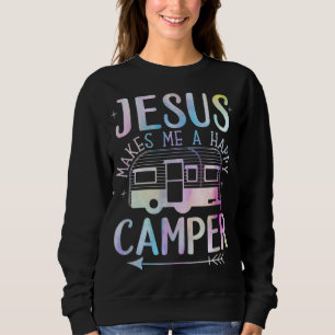 Jezus maakt me een vrolijke Camper Camping RV Chri Trui