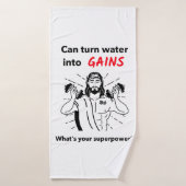 Jezus maakt zich op badhanddoek (Badhanddoek)