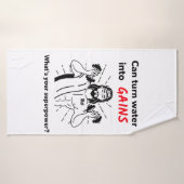 Jezus maakt zich op badhanddoek (Badhanddoek)