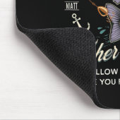 Jezus maakte me een visser van Mannen, een grappig Muismat (Hoek)