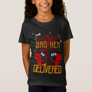 Jezus maakte me vrij Christelijke spirituele geloo T-shirt